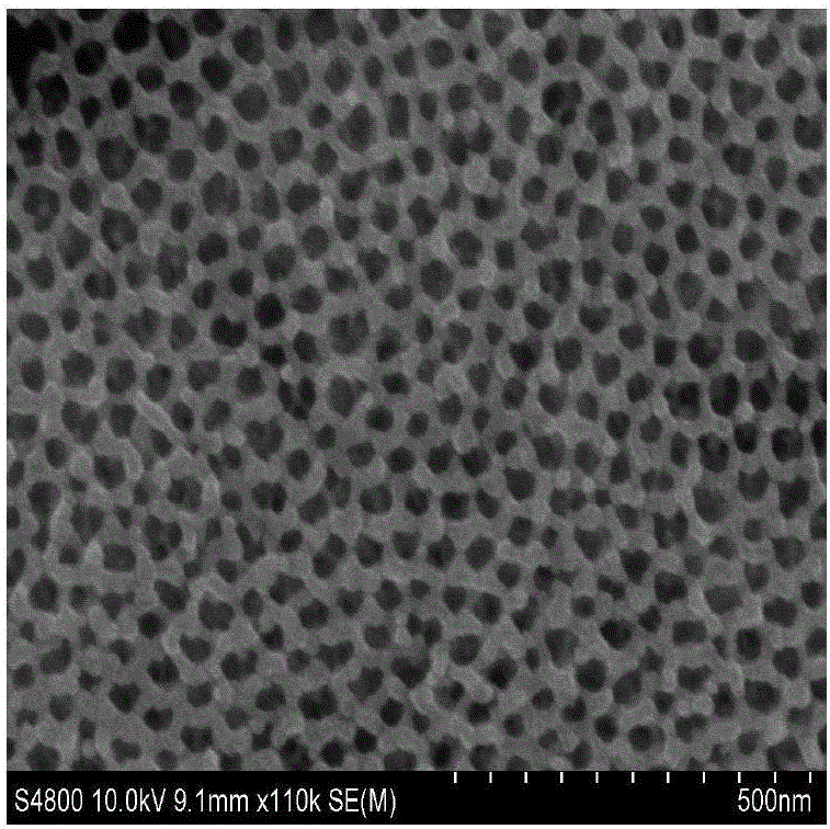 Method for preparing nanotube composite membrane photo-anode through hydrothermal method