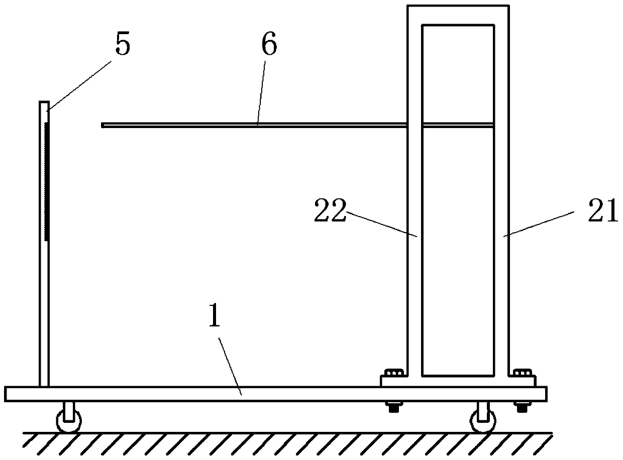 A destructive test method for detecting the rigidity of ionic laminated glass