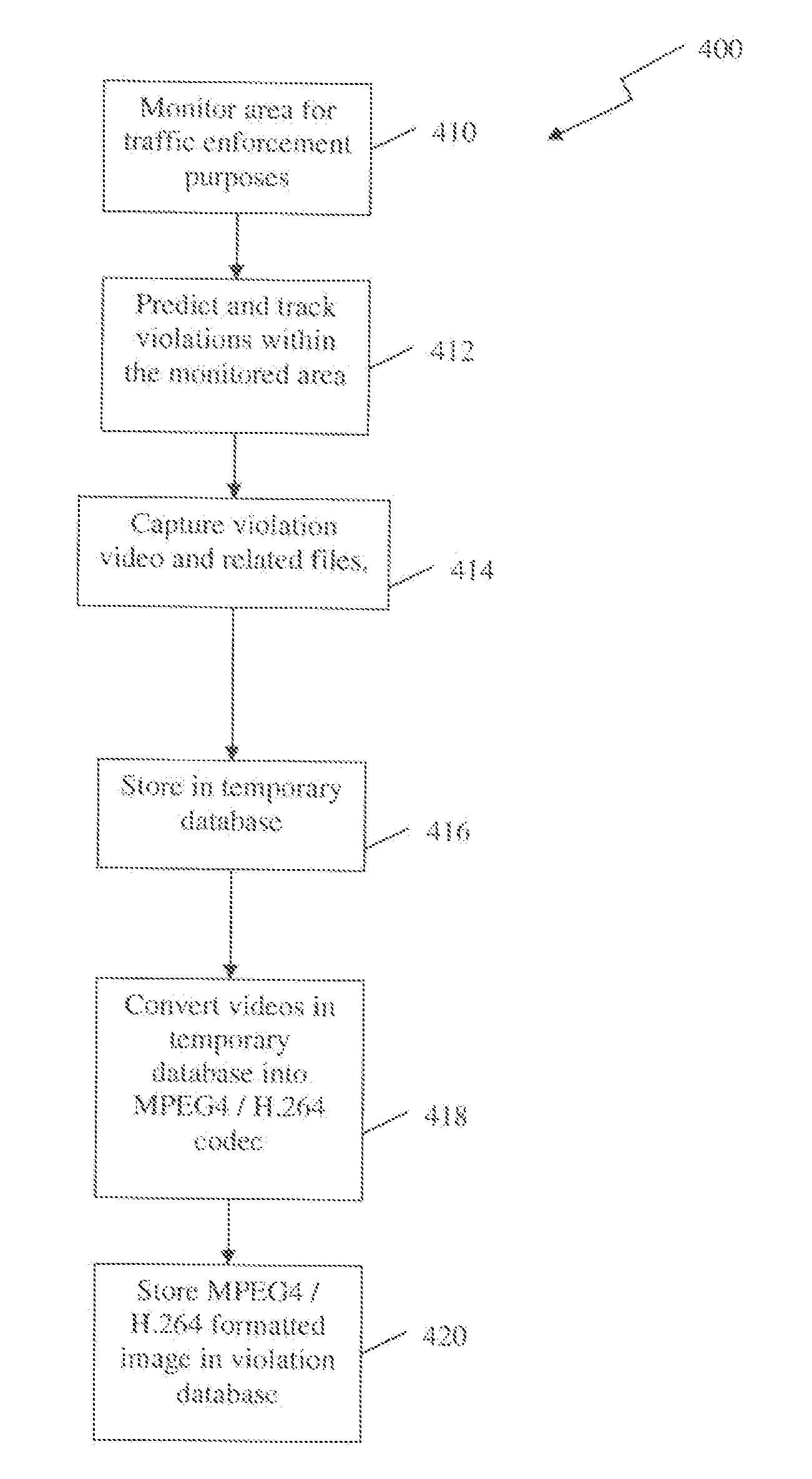 System and method for overlaying data onto images of a traffic enforcement camera