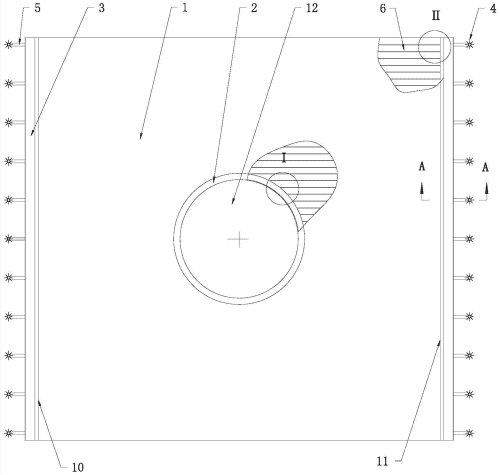 Plate type integral heat pipe for heat dissipation of electromagnetic iron remover