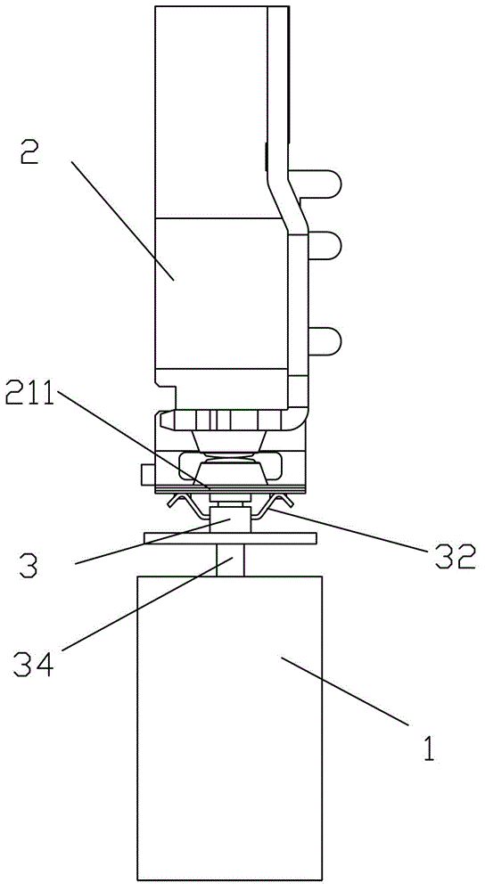 Magnetic latching relay of directly-operated type magnetic circuit structure