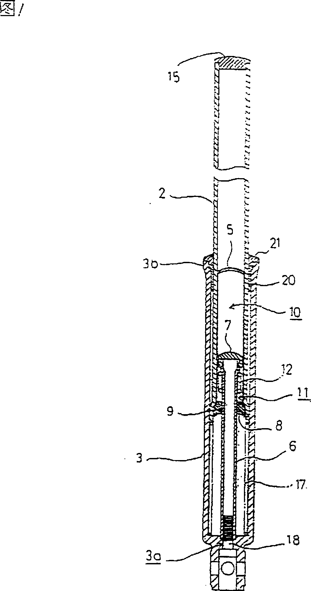 Front fork of two wheel vehicle