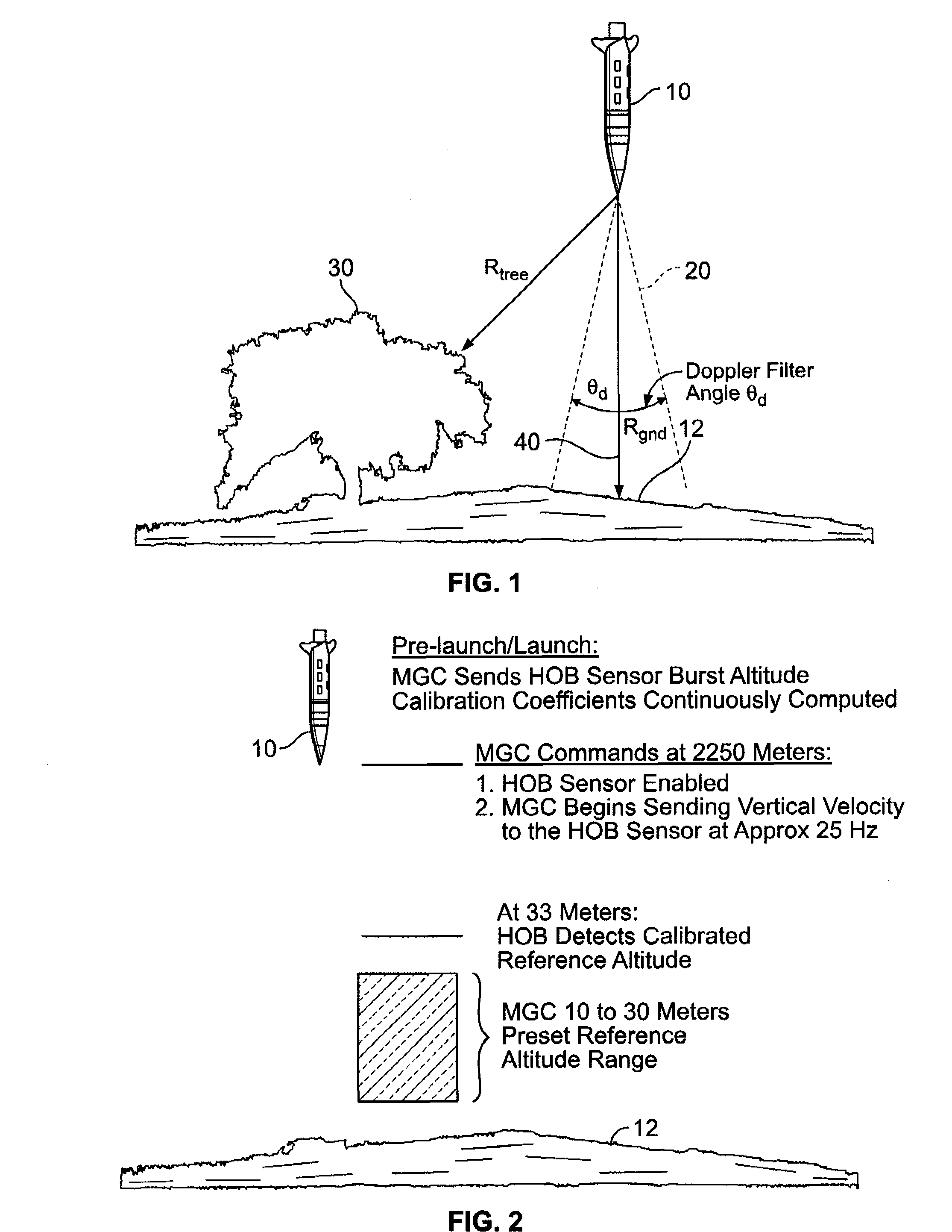Methods and systems providing an adaptive threshold for a beam sharpened pulse radar