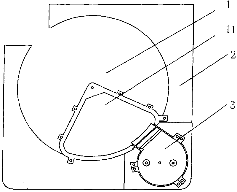 Rotating wheel type heater of dehumidifier