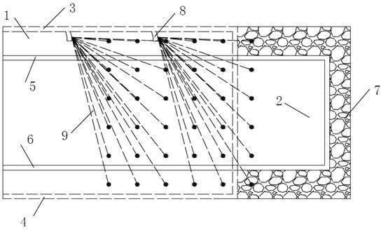 Method for extracting gas of protected layer through wear layer drilling in protective layer airway high-position drilling field