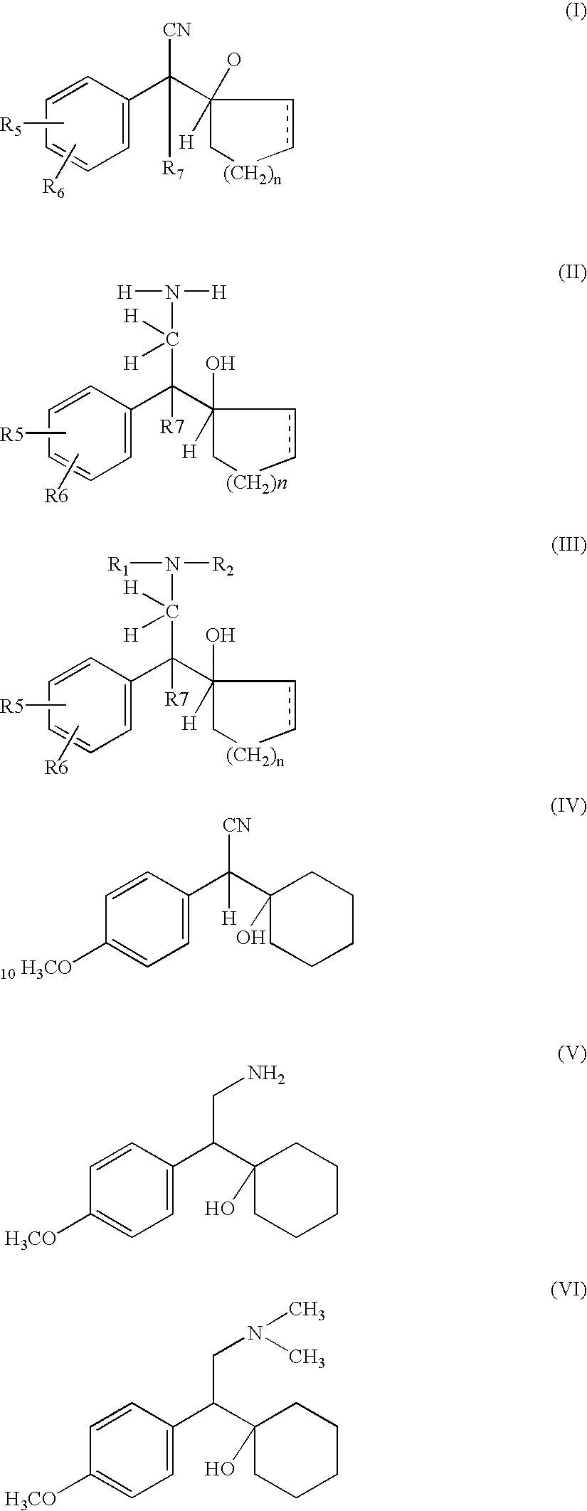 Manufacture of phenyl ethylamine compounds, in particular venlafaxine