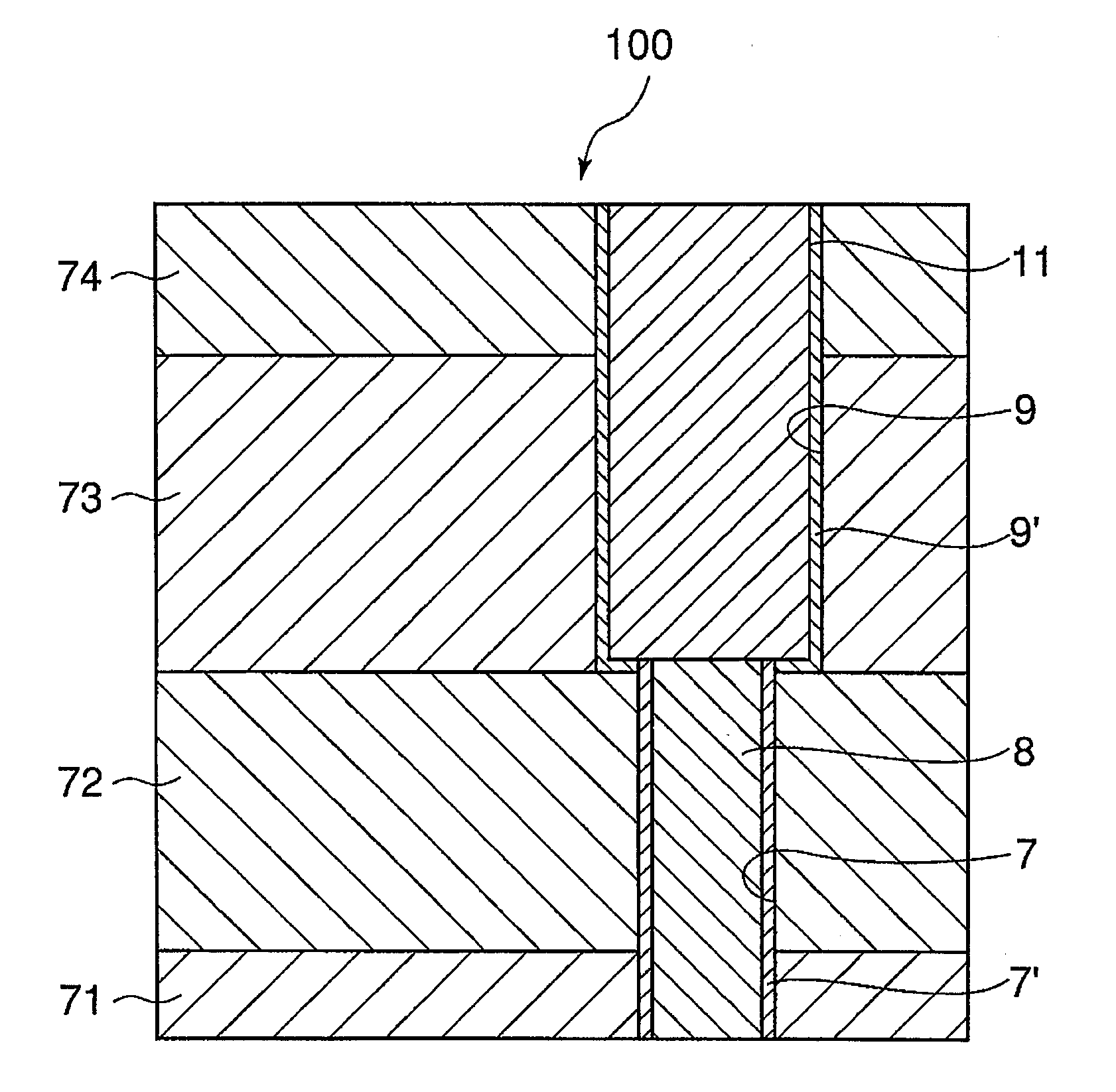 Interlayer insulating film, wiring structure and electronic device and methods of manufacturing the same