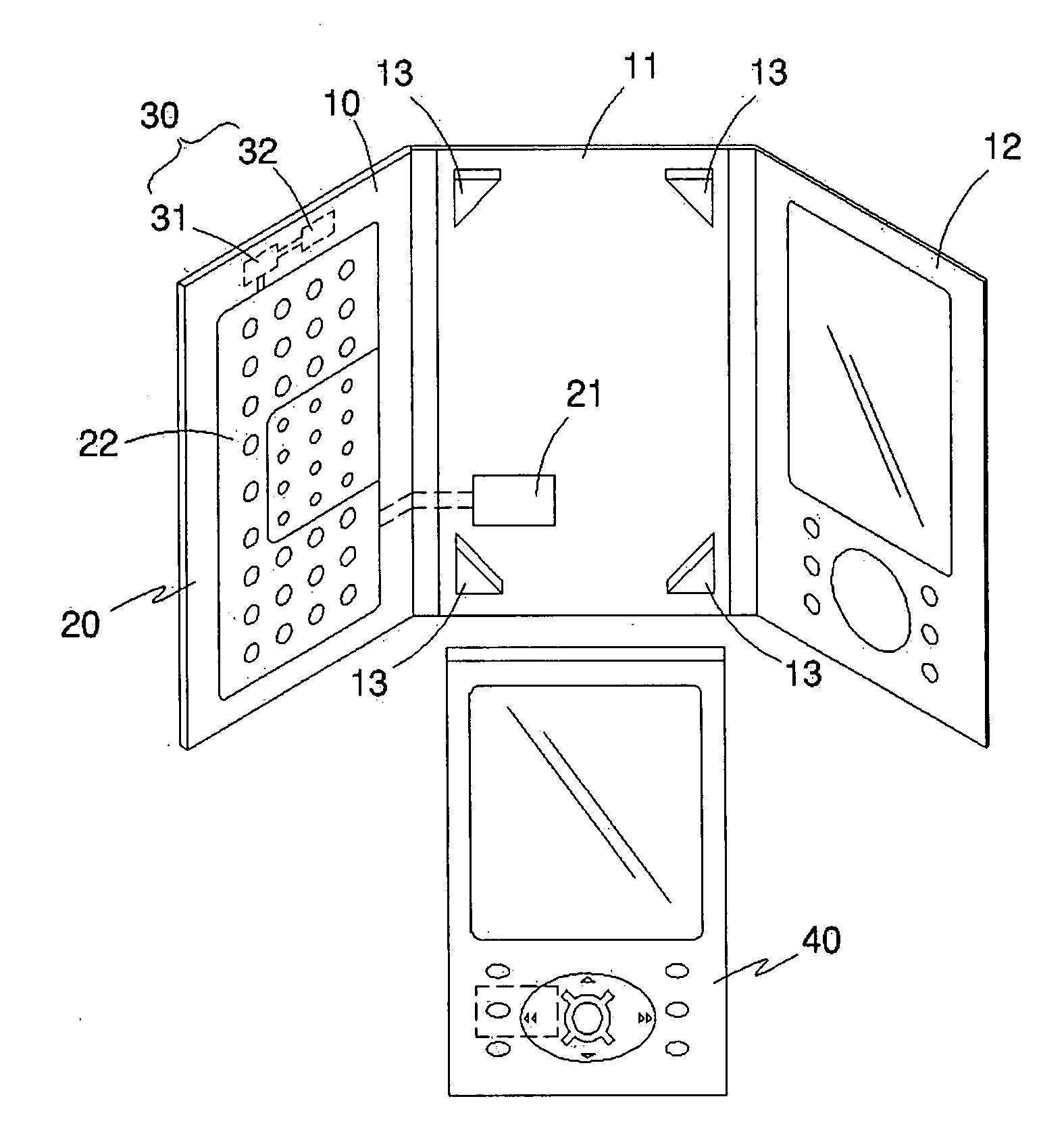 Holster for mobile electronic apparatus