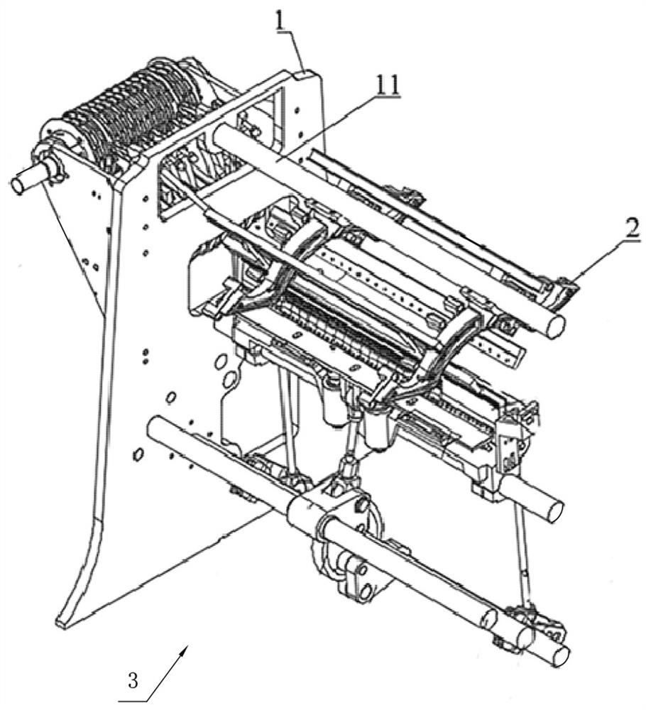 Jacquard device stable to use and warp knitting machine