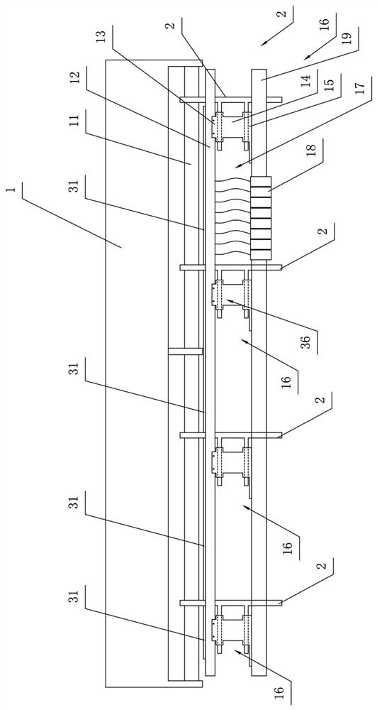 Jacquard device stable to use and warp knitting machine