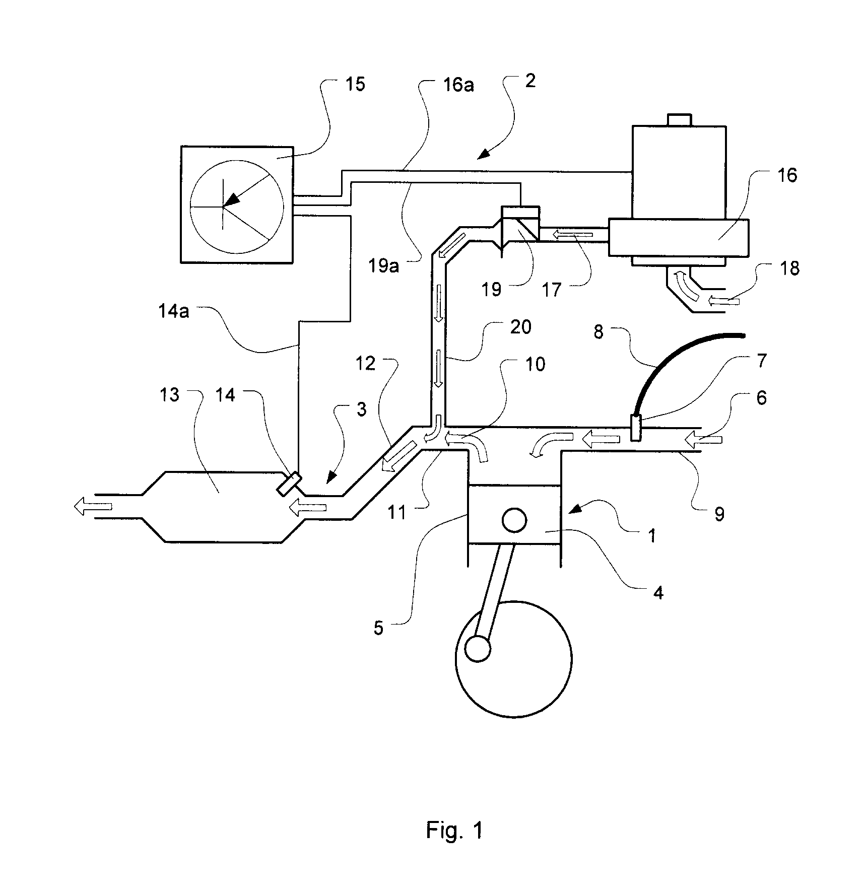 Method and arrangement for cooling an exhaust system