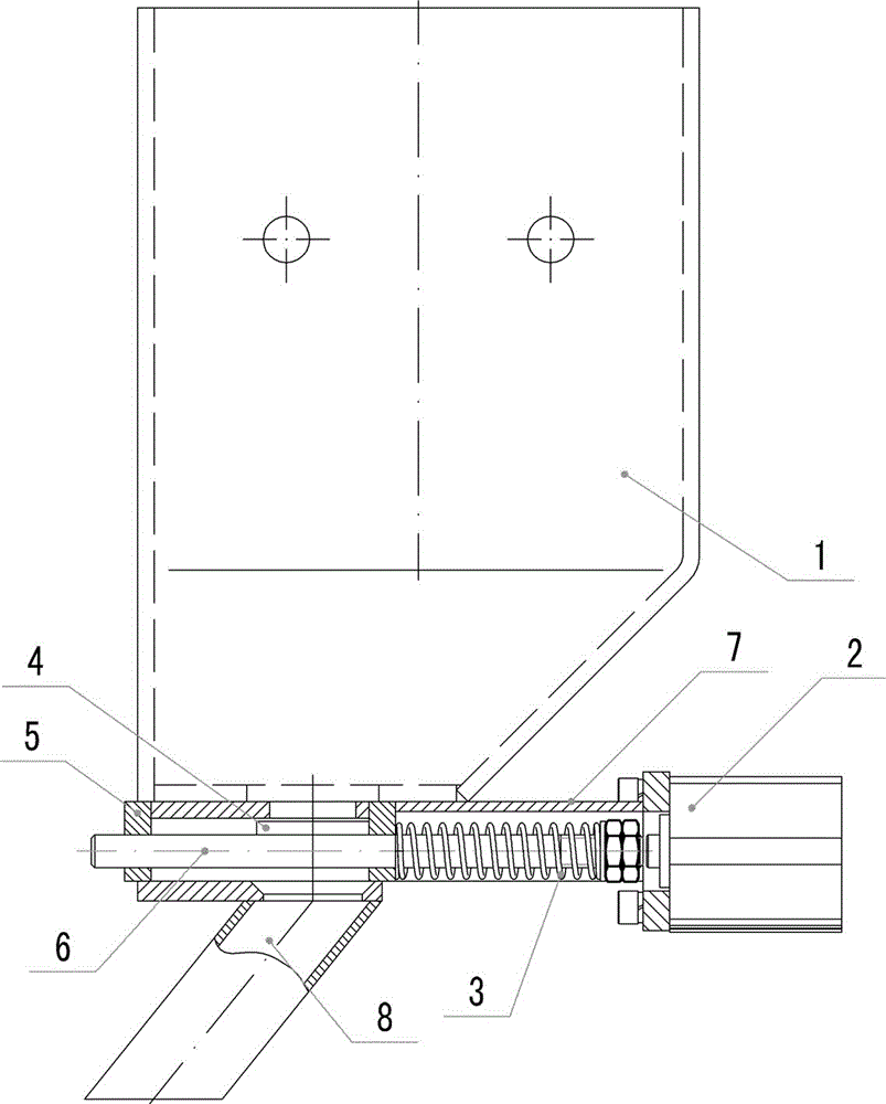 Anti-leakage sand automatic sand spreading device for mine electric locomotive