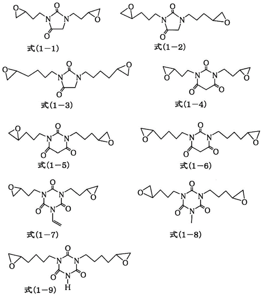 Epoxy compound with nitrogen-containing ring