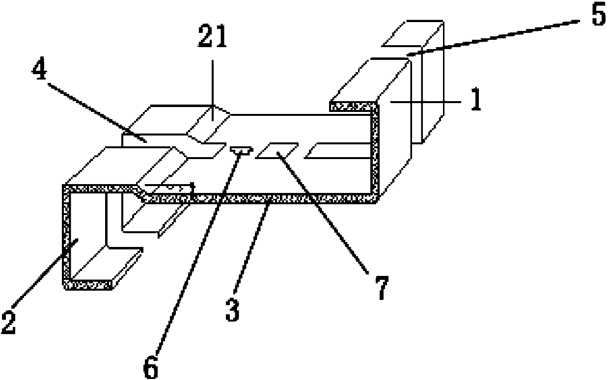 Roof tile wind uncovering resistance supporting and hanging fixing construction member and installation and use method