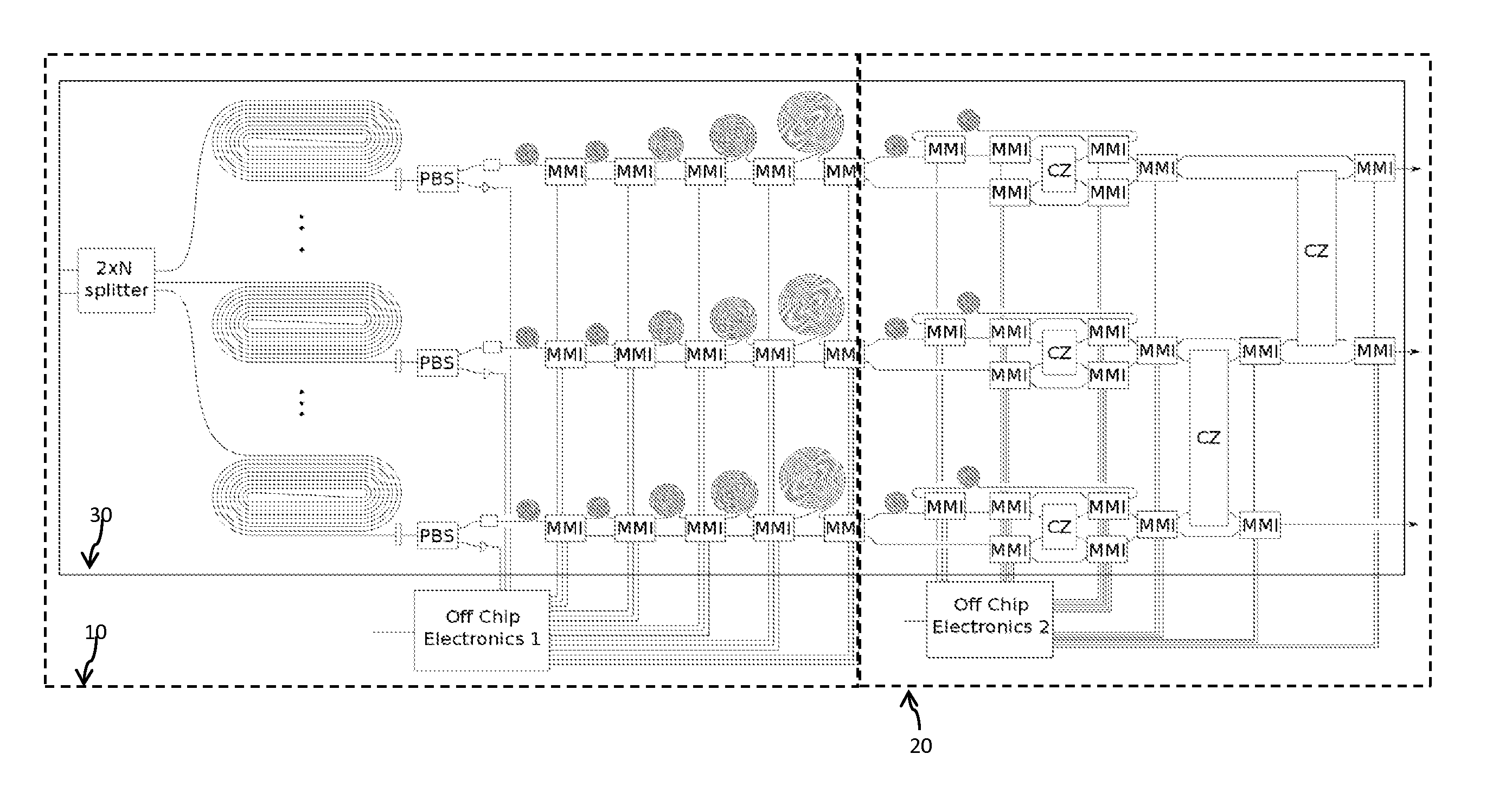 Periodic Probabilistic Two-Dimensional cluster State Generator with Arbitrary Interconnections