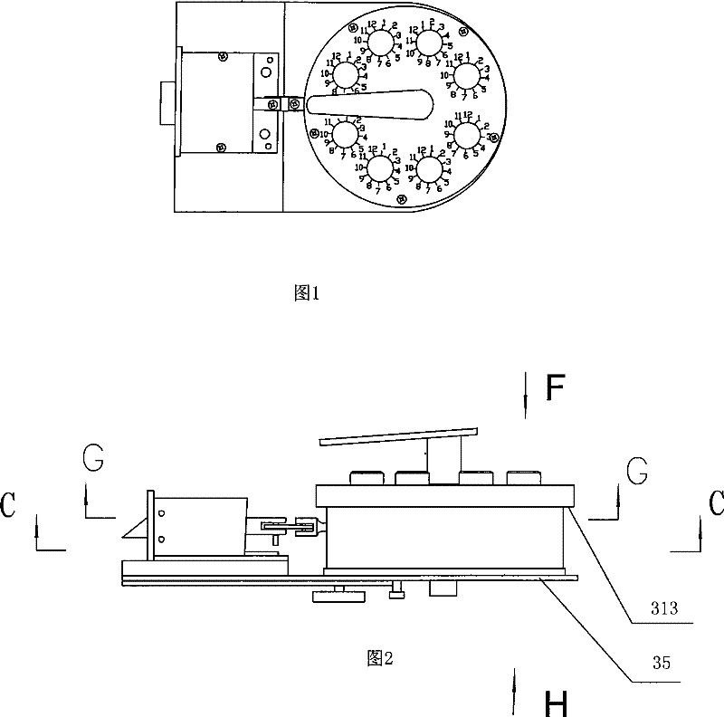 Non-spoon high-strength mechanical cipher lock with large cryptograph content