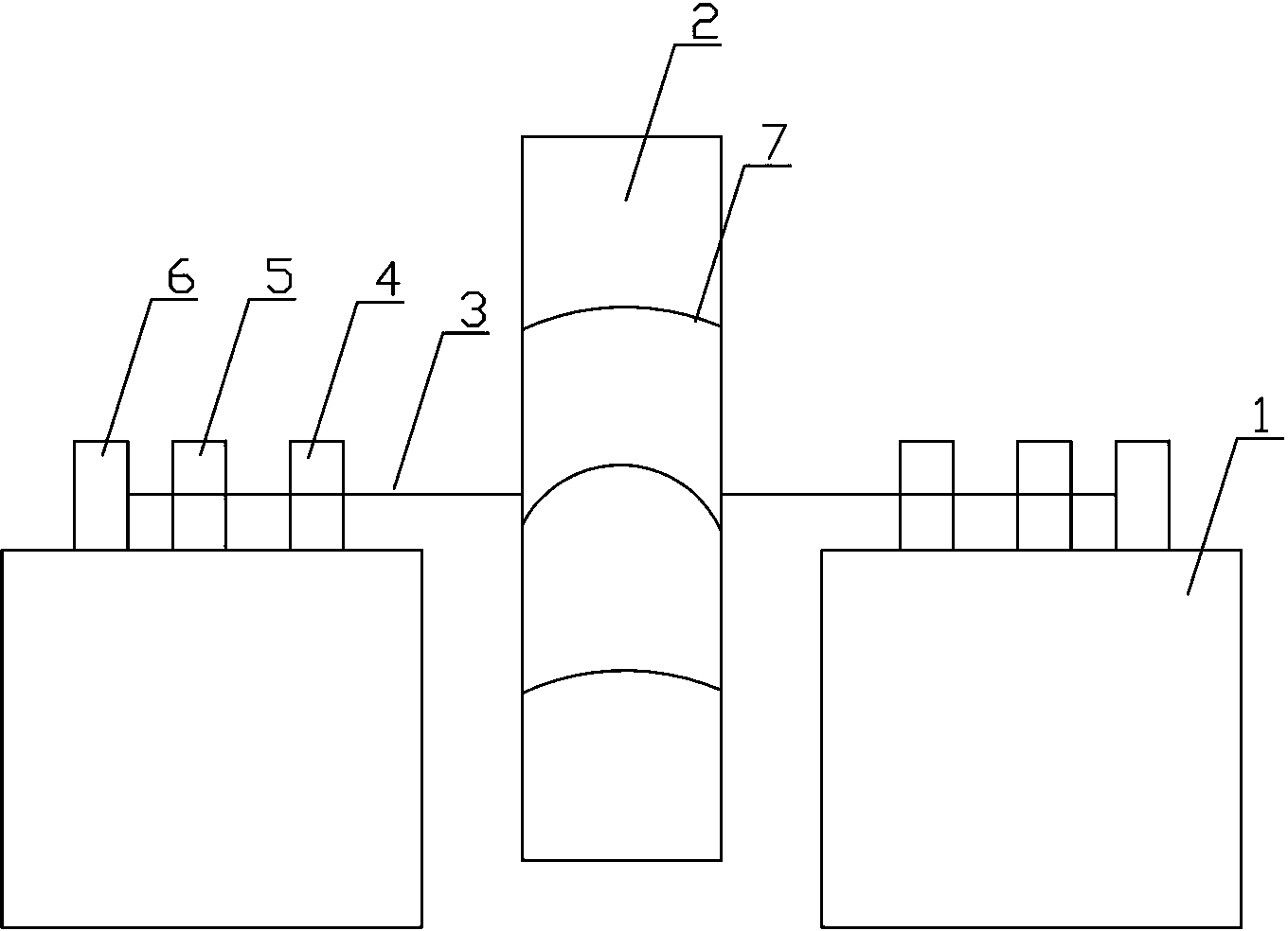 Device for generating power by using naturally flowing river water