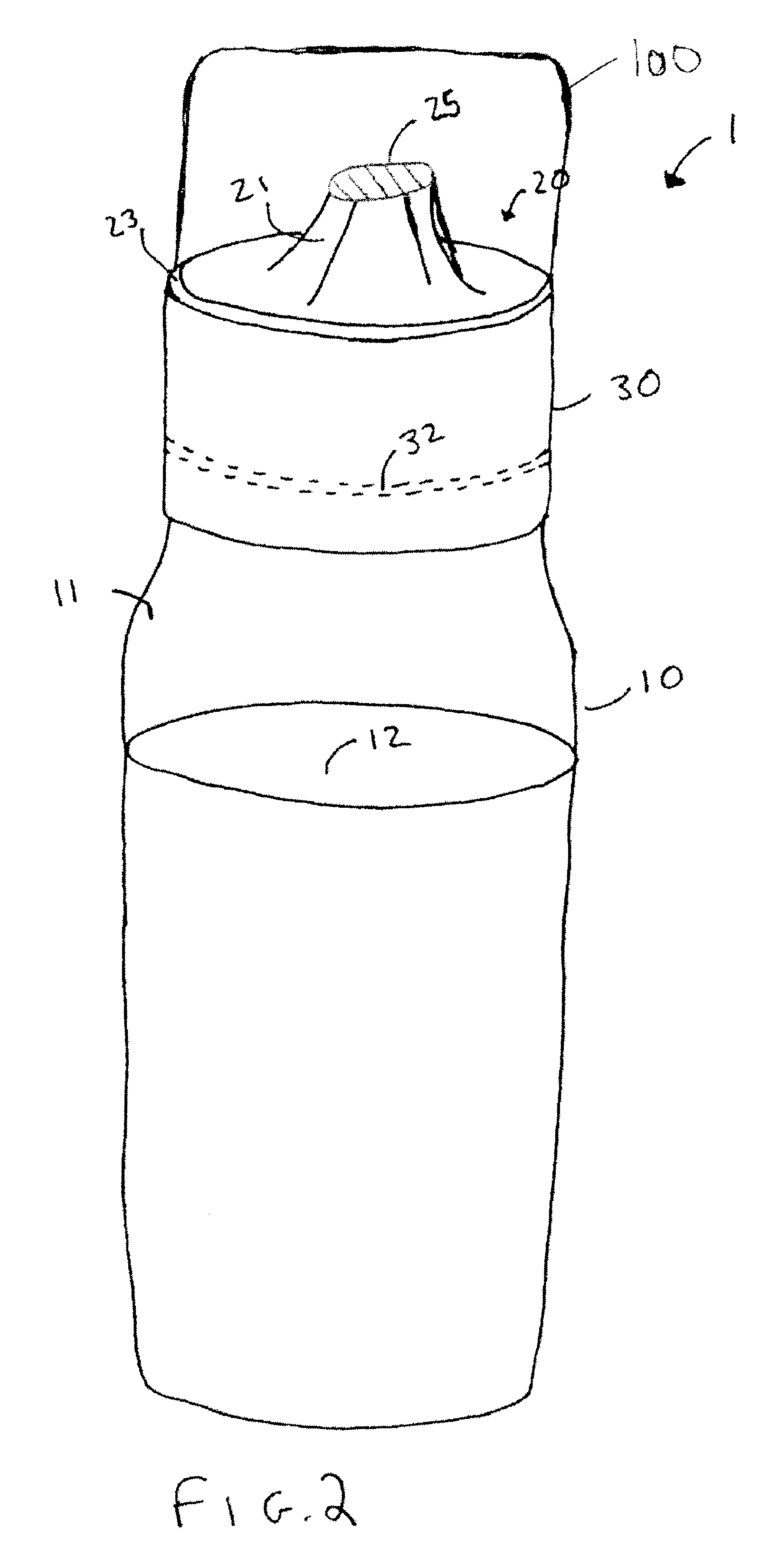 Beverage dispenser having an airtight valve and seal