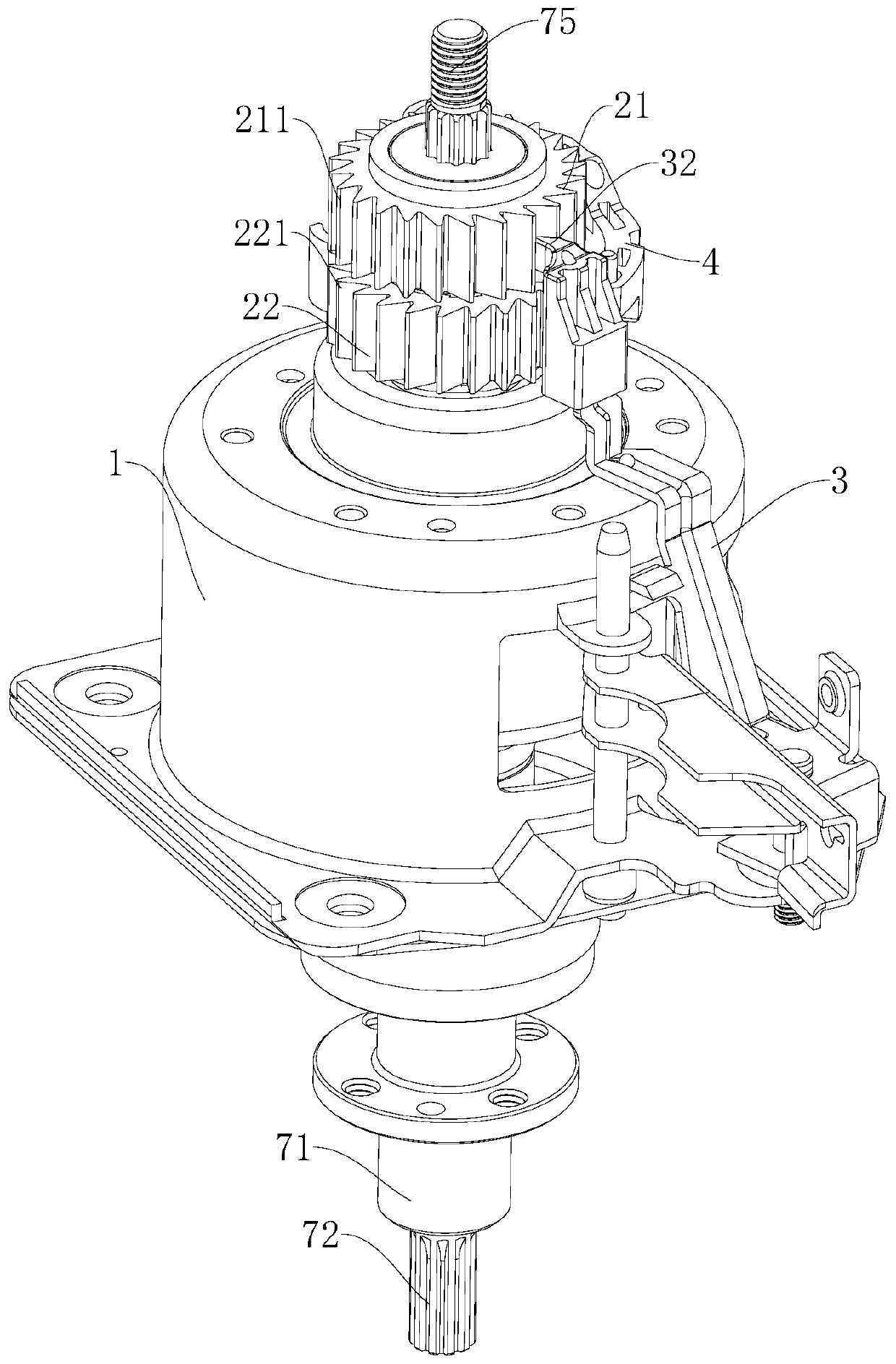 Clutch assembly and washing machine with same