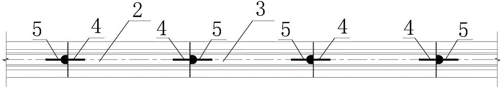 Wall type anti-collision movable rail