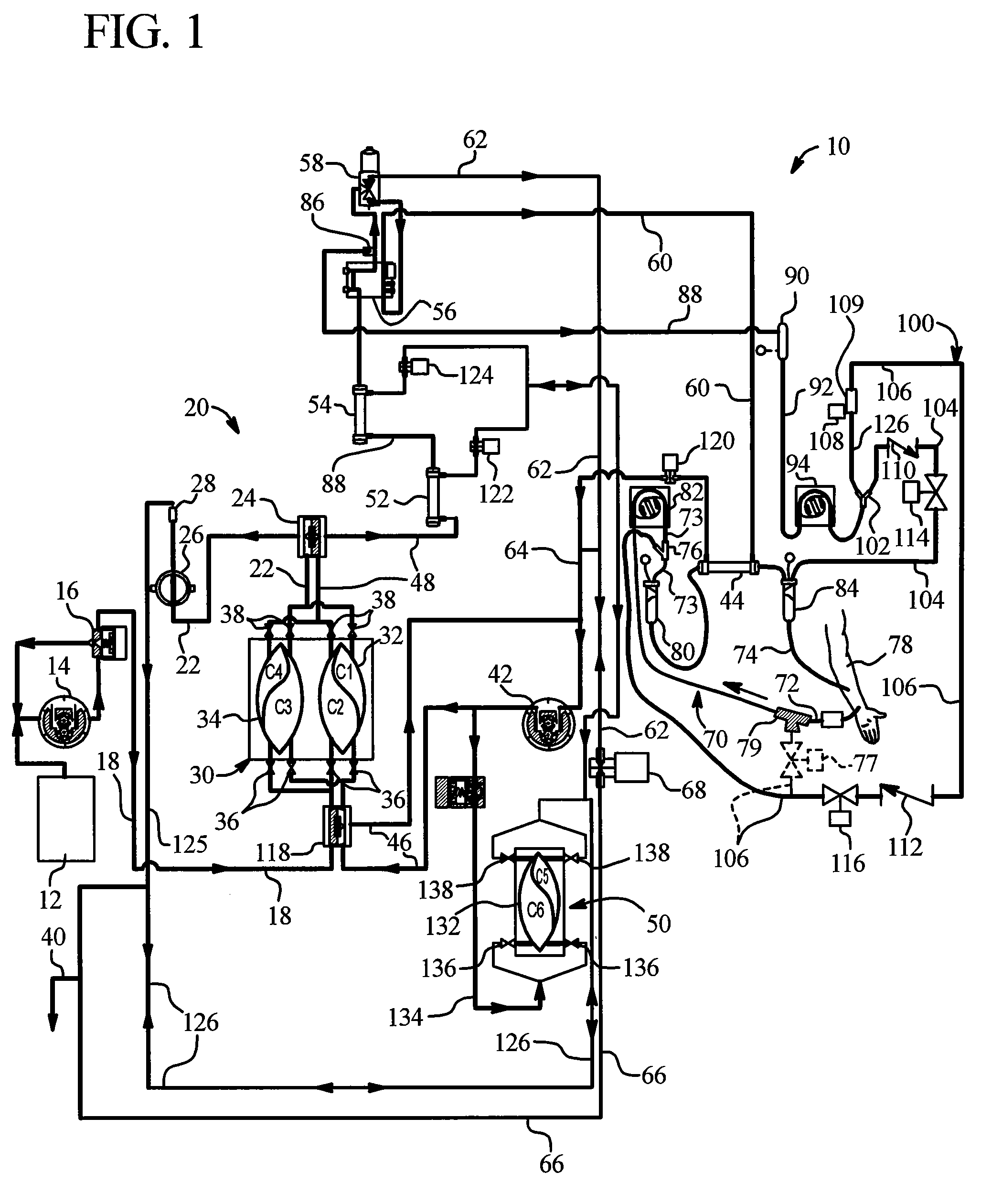 Medical fluid therapy flow control systems and methods