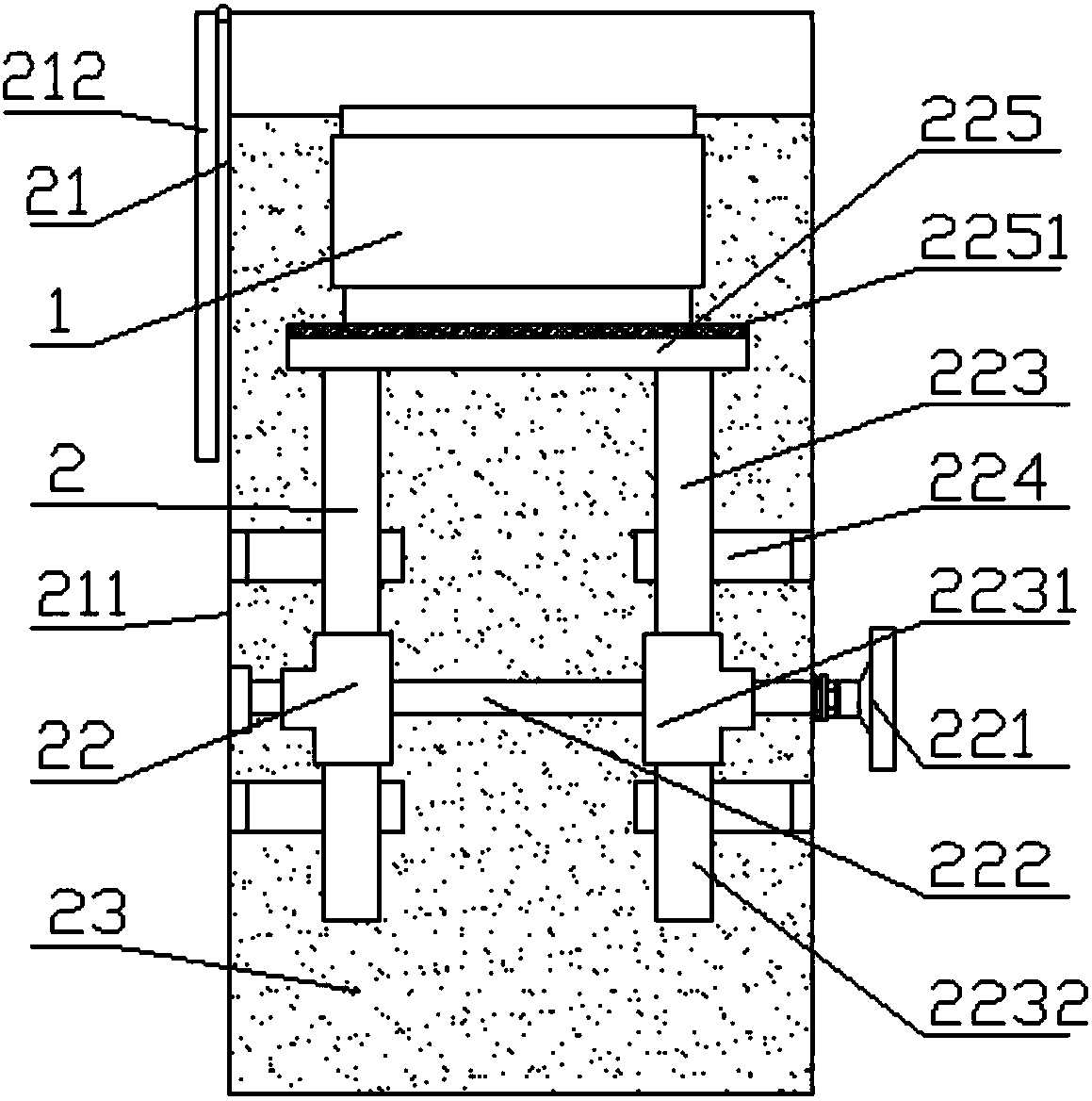 Welding device of copper strap wire armature