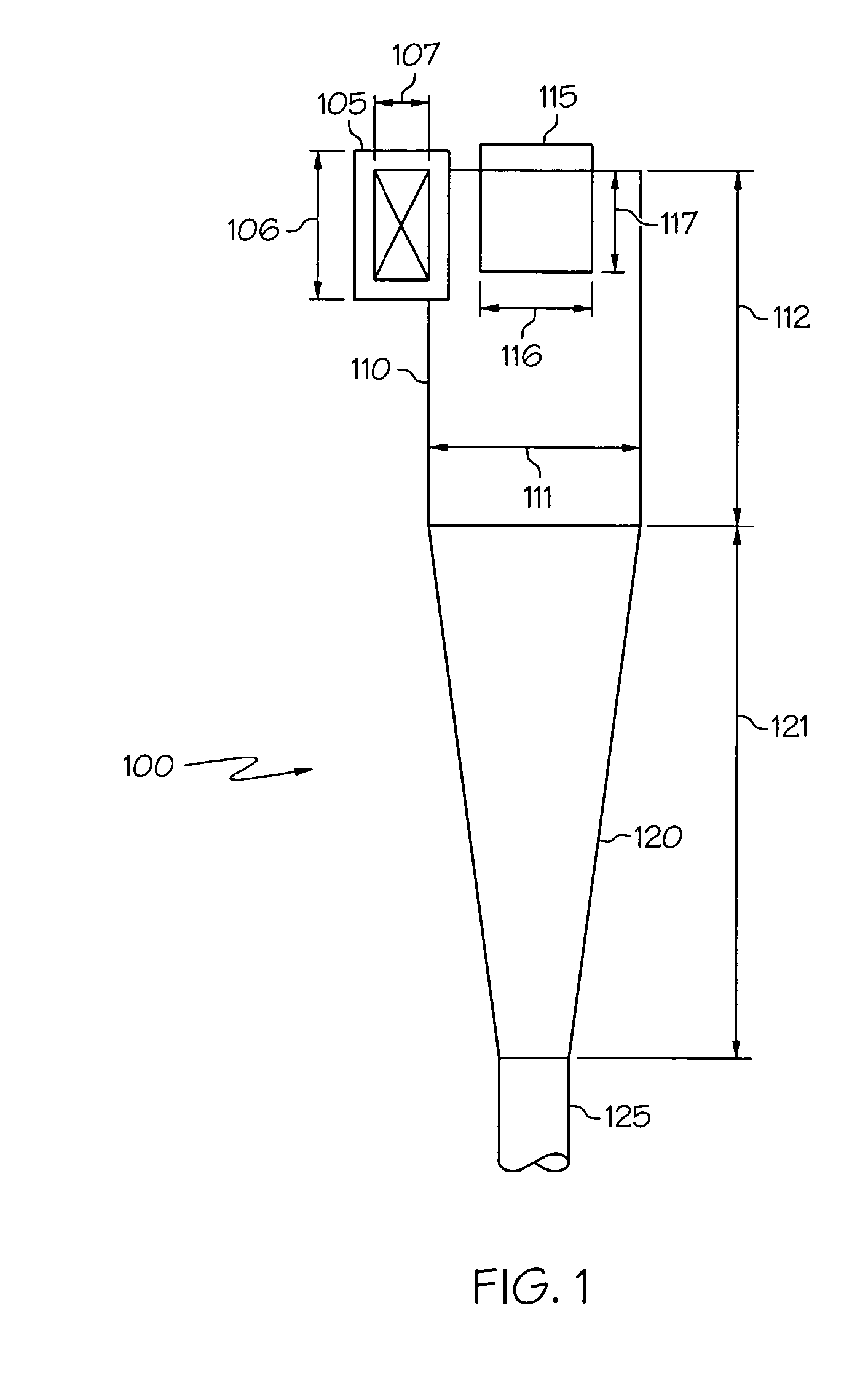 Process for removing solid particles from a gas-solids flow