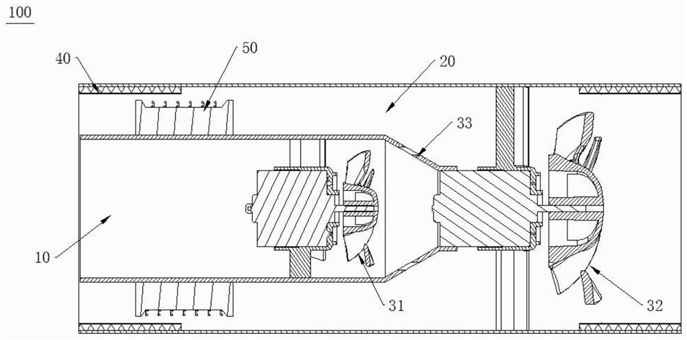 Double-air-duct structure for blower