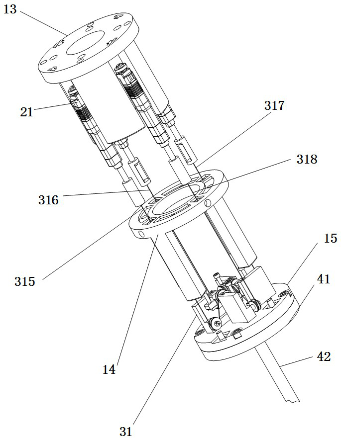 Flexible laparoscope actuator based on serial elastic element and continuum configuration