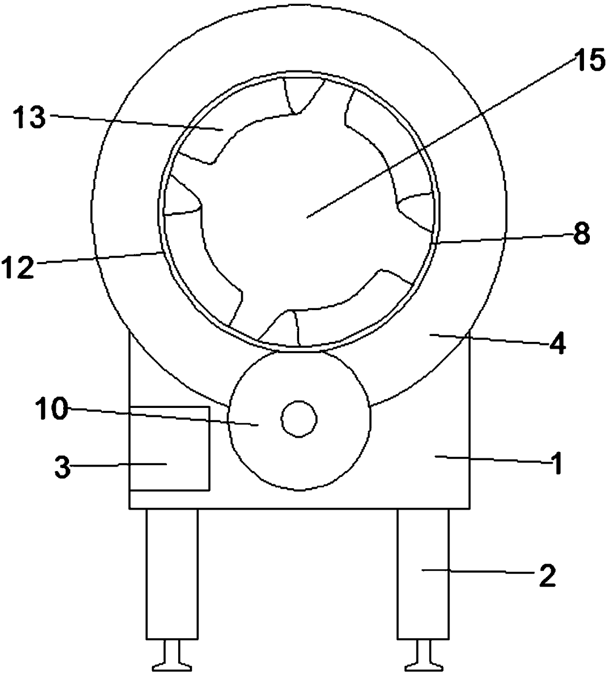 Tea leaf enzyme deactivation and segmented conveying device