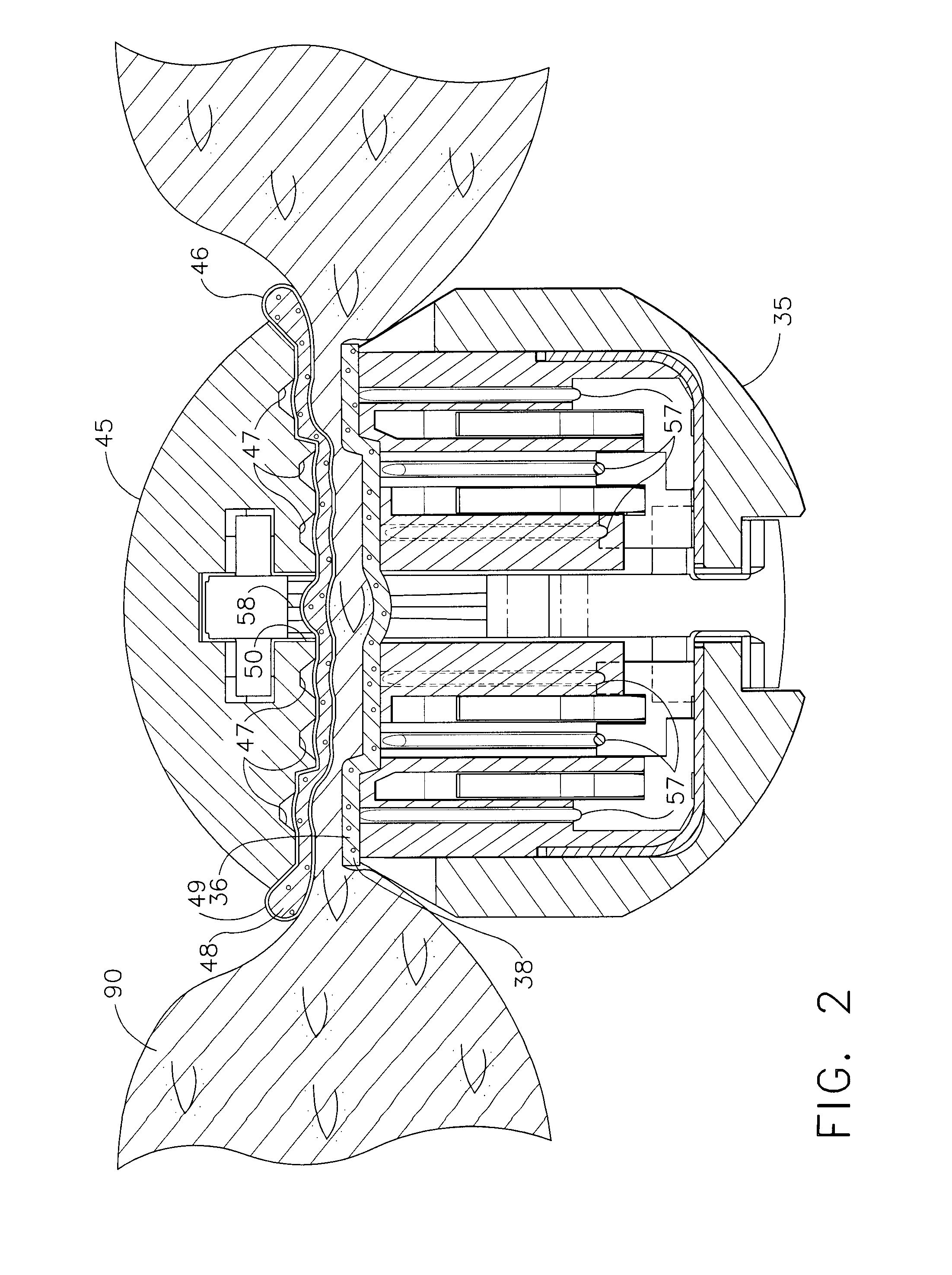 Surgical Fastening Device With Initiator Impregnation of a Matrix or Buttress to Improve Adhesive Application