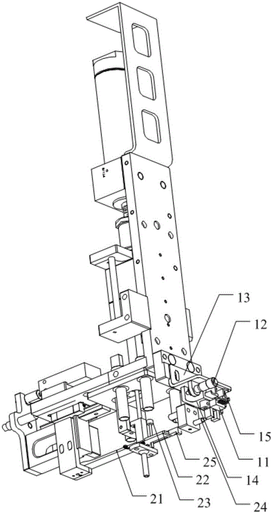 An anti-copper column pressure leakage device and automatic copper column pressing machine