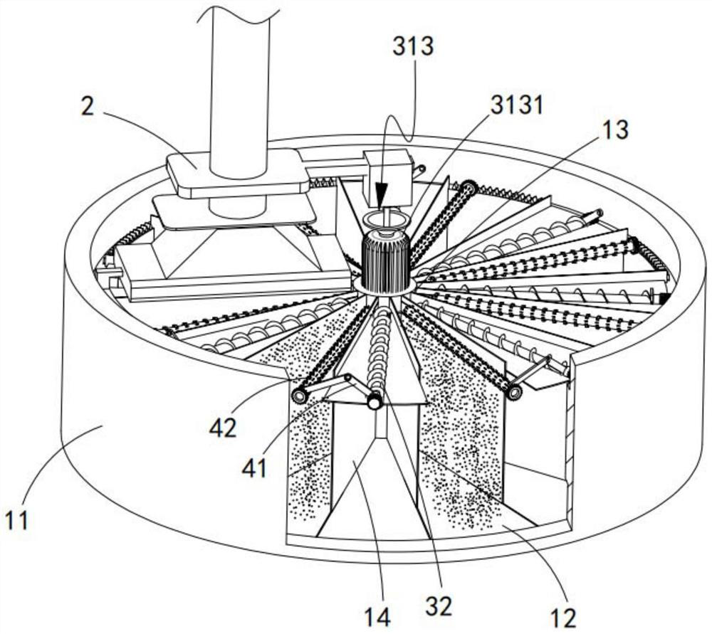 Processing equipment for color mixing of rotor spinning before color spinning and process thereof