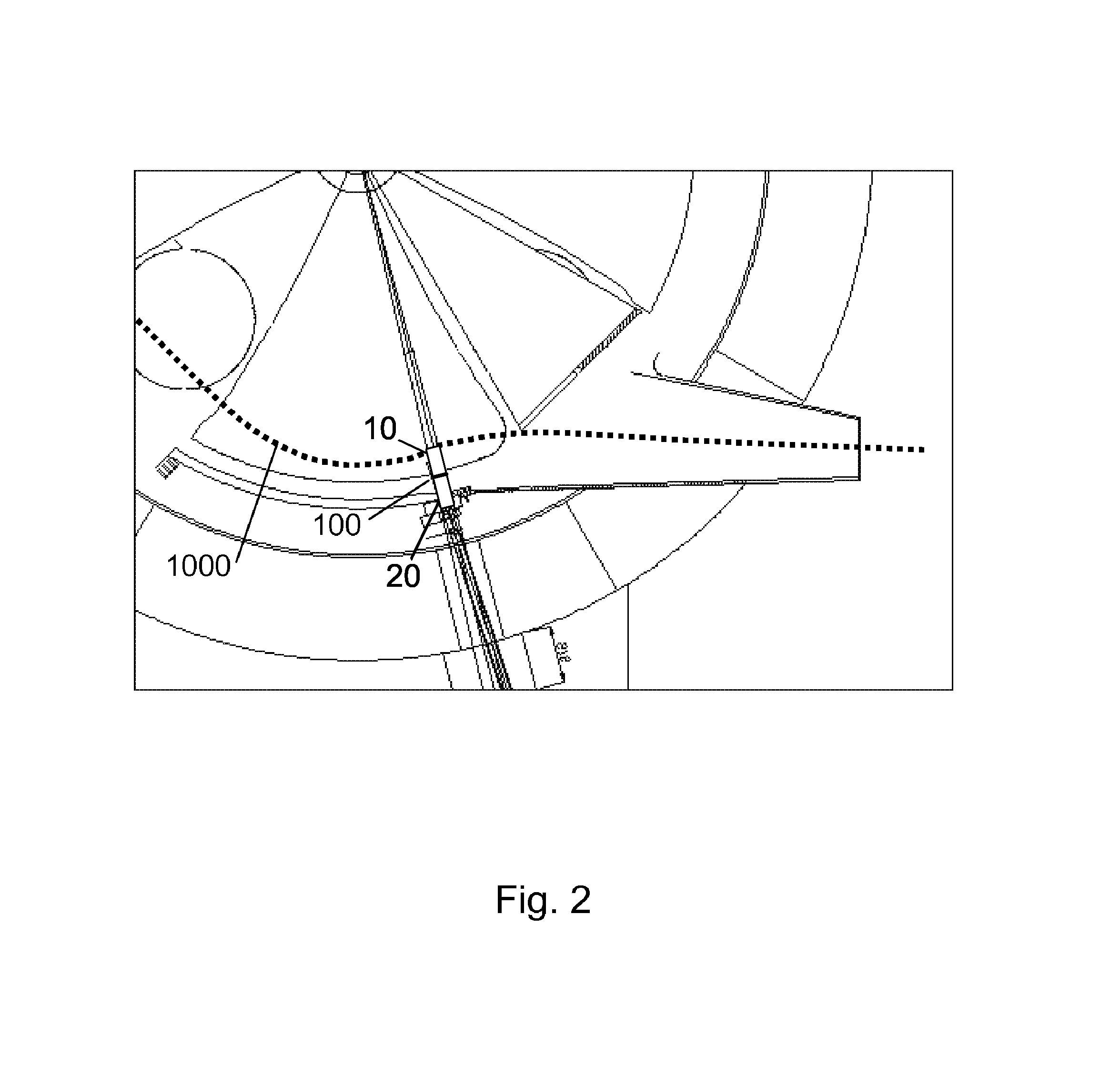 Stripping member, a stripping assembly and a method for extracting a particle beam from a cyclotron