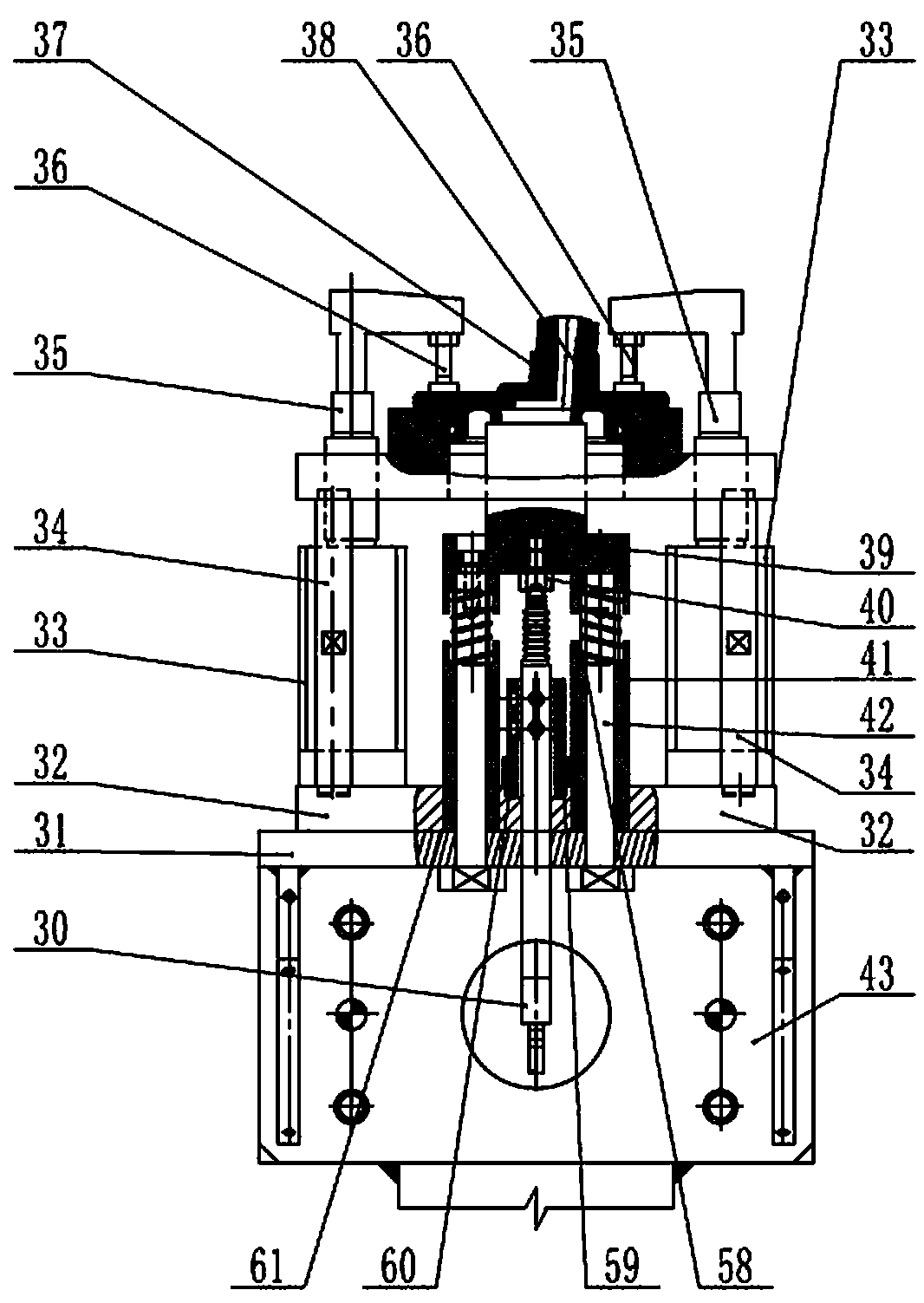 Special automatic transmission brake belt piston clearance measuring and correcting method