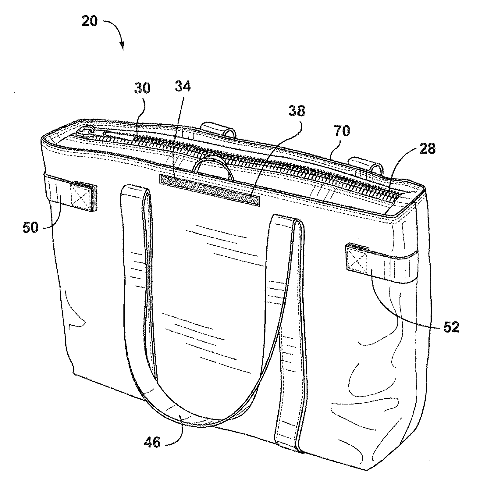Foldable insulated bag