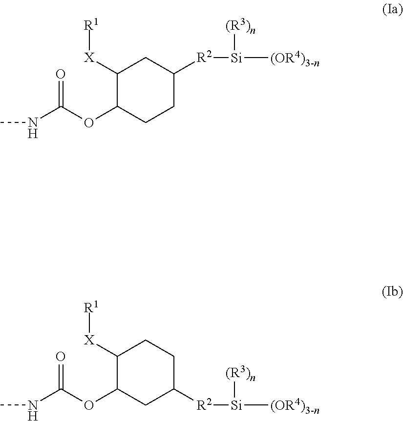 Polymer containing silane groups
