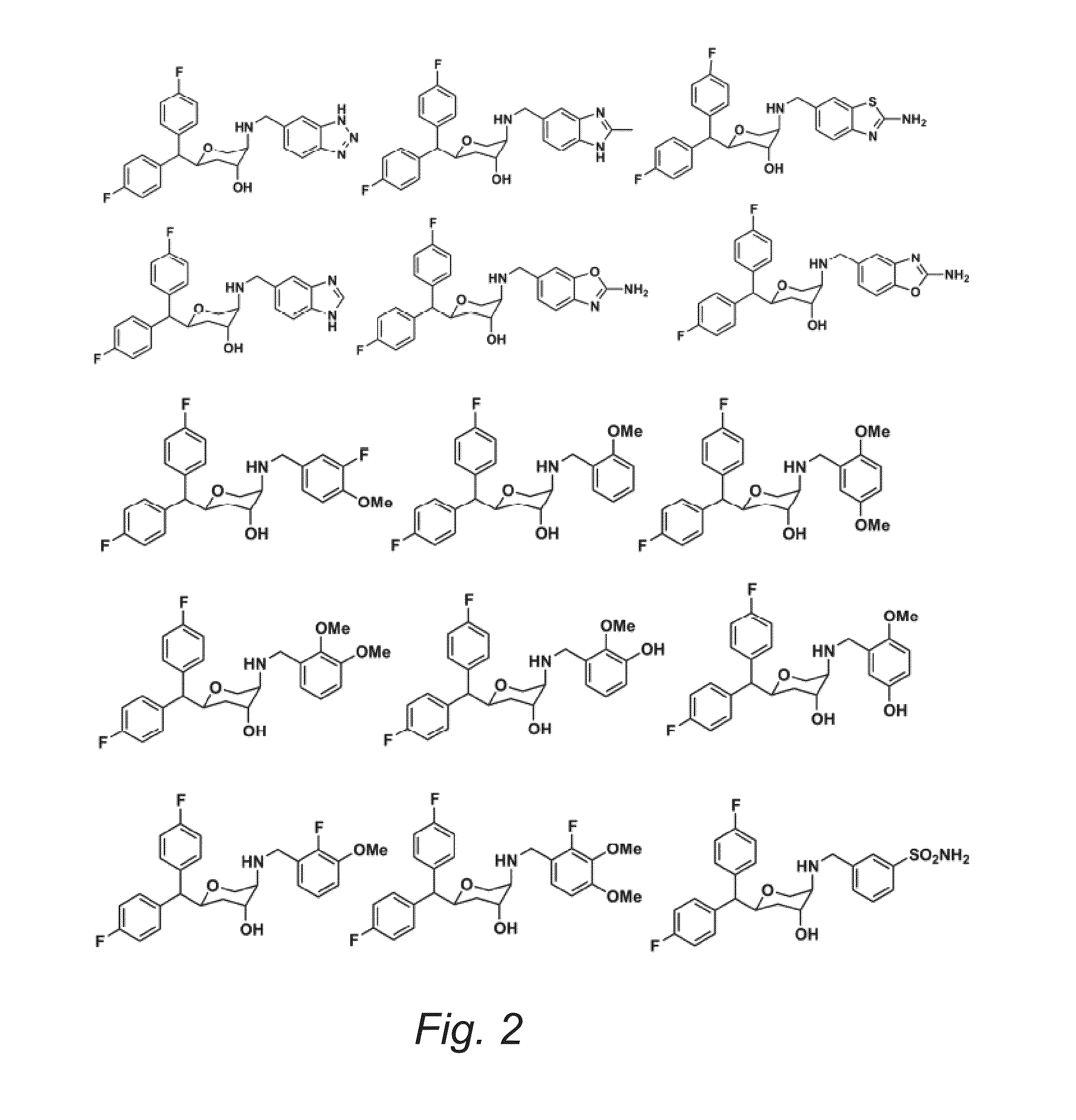 Substituted pyran derivatives