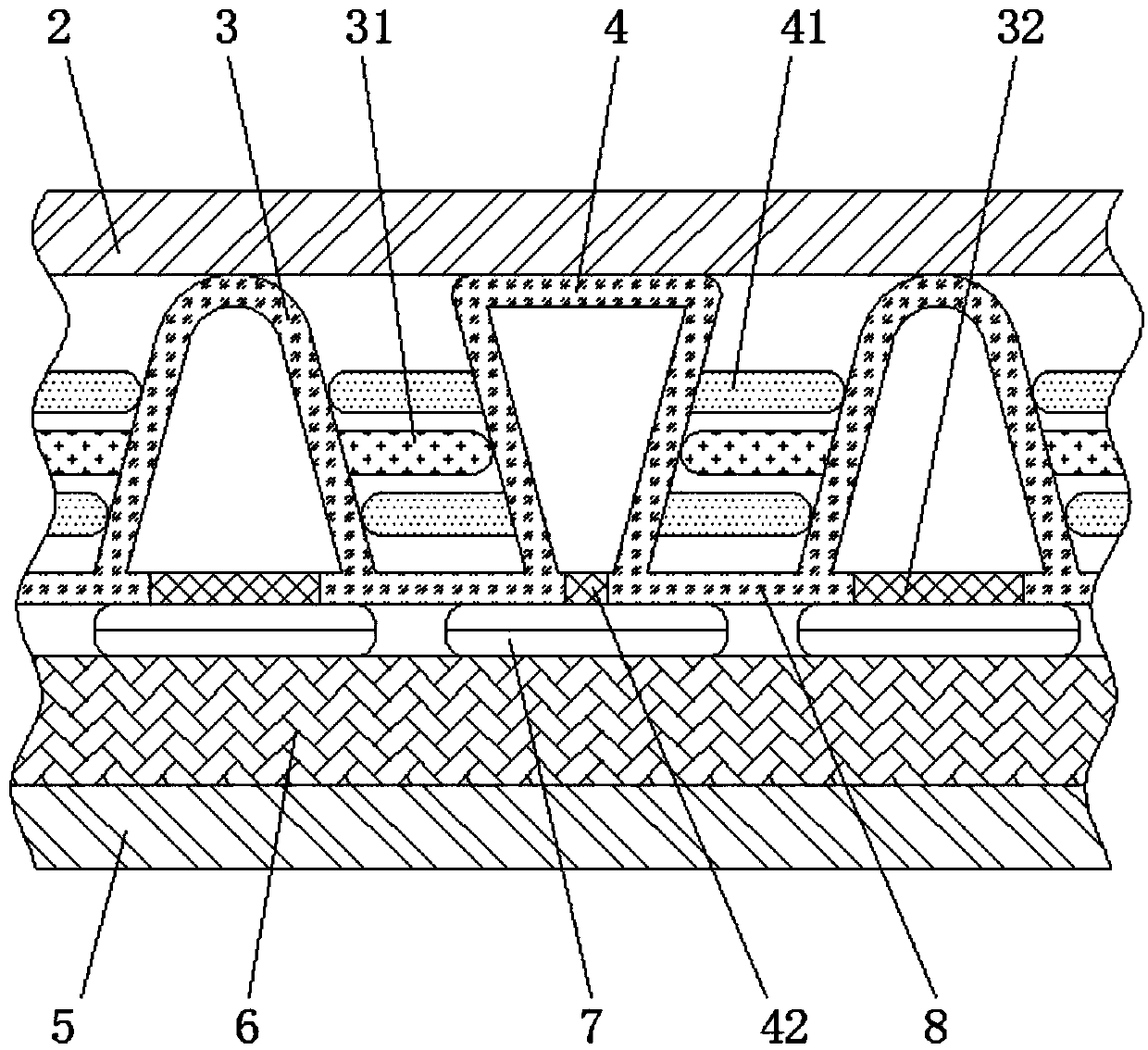 Garment comprising protective element and manufacturing method thereof