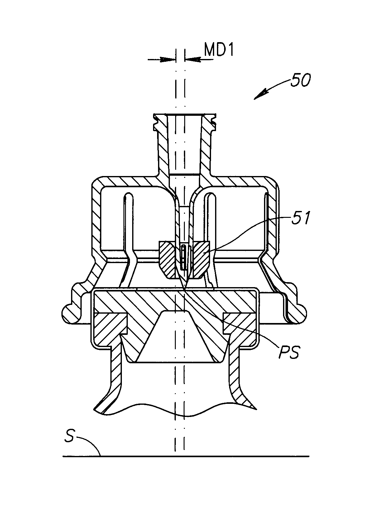 Fluid transfer devices with sealing arrangement
