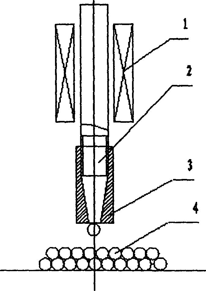 Magnetic suction precision sowing method and its equipment