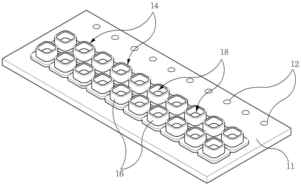 Apparatus and method for fabricating semiconductor chip package with film attached on