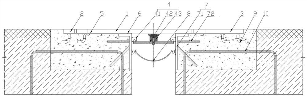 Comb tooth type telescopic device