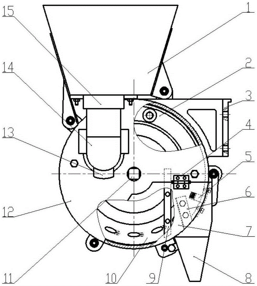 A kind of double cavity mechanical seed metering device