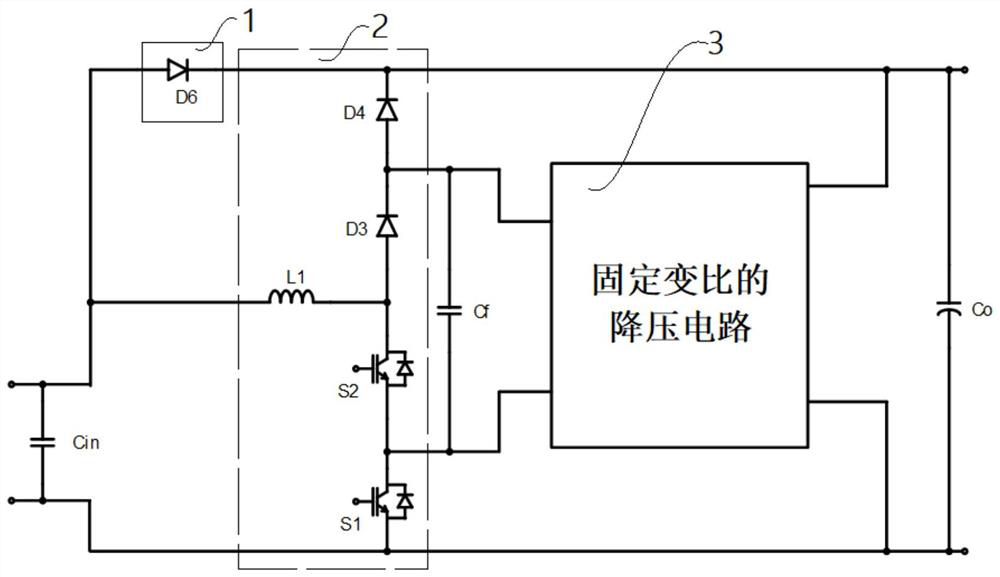 A three-level boost circuit and its control method