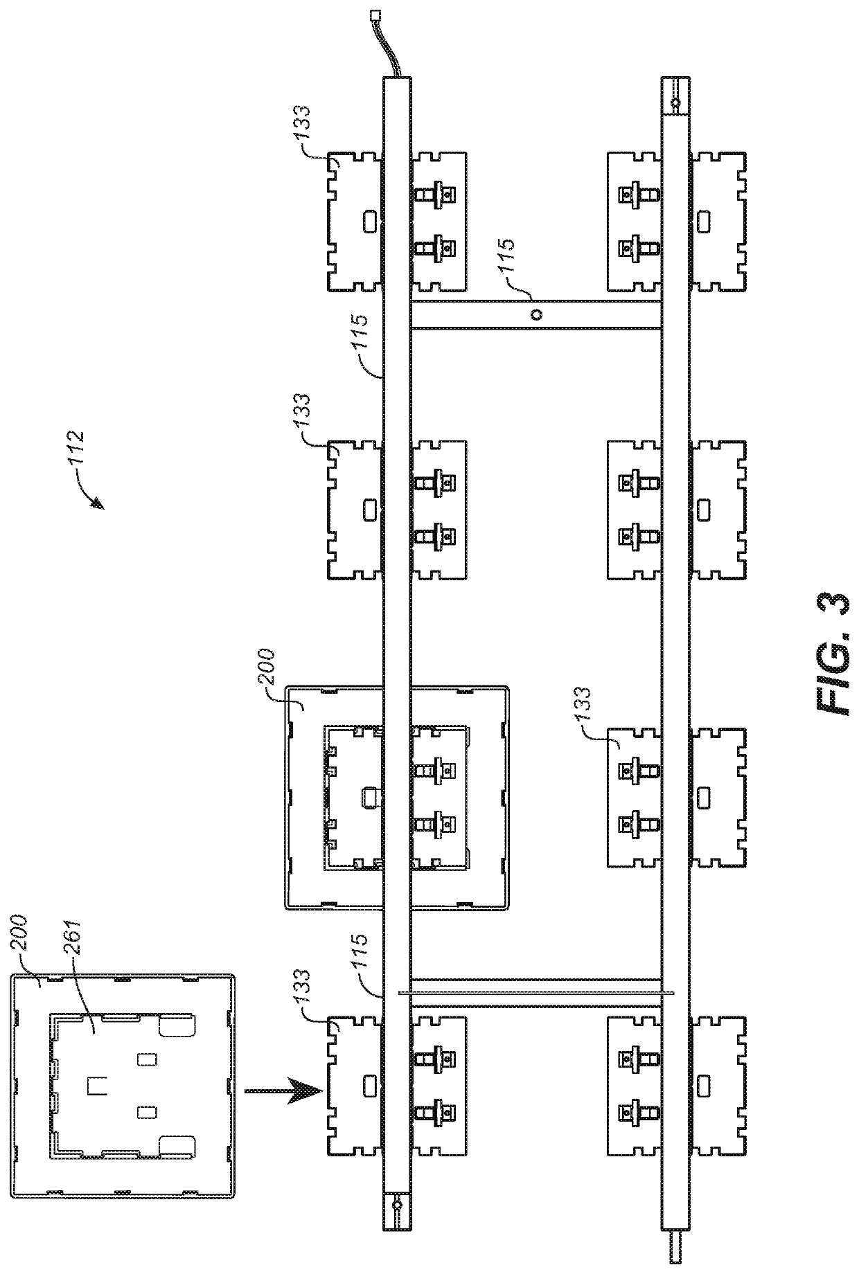 Cassette for holding a planar light source with a thermally isolated driver board