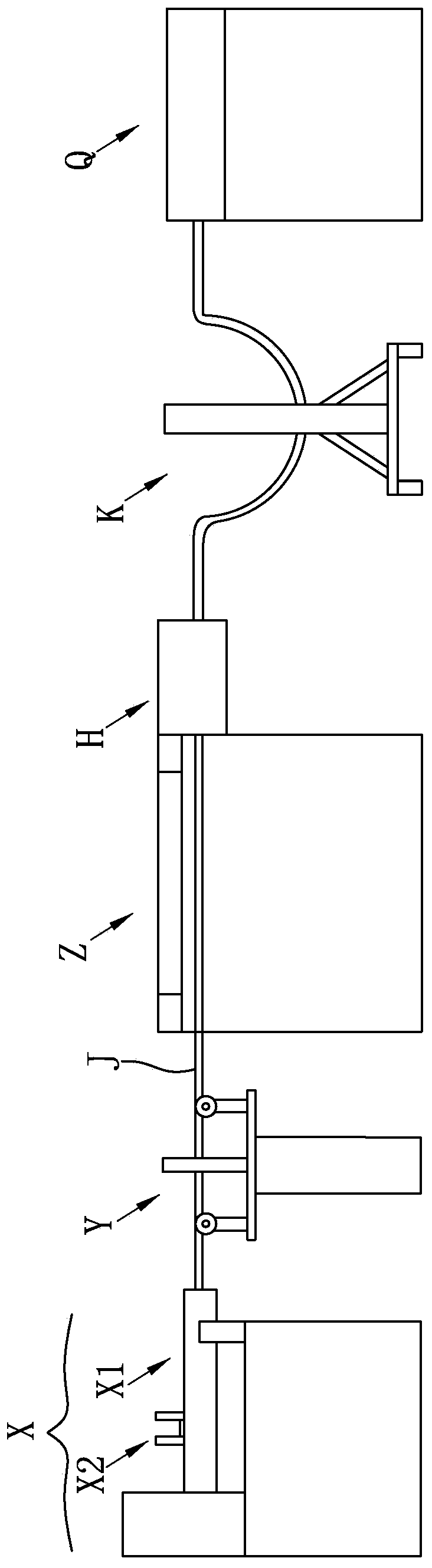 Washing machine rubber tube production line