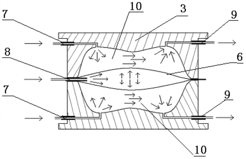 Inflating thermal-expansion forming method for titanium alloy panel
