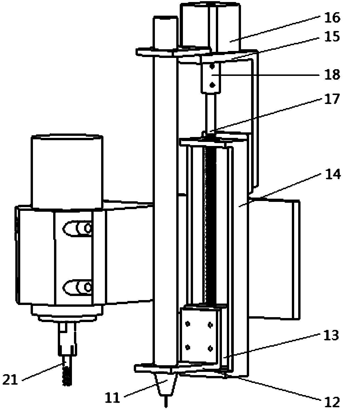 An electric arc additive and milling device