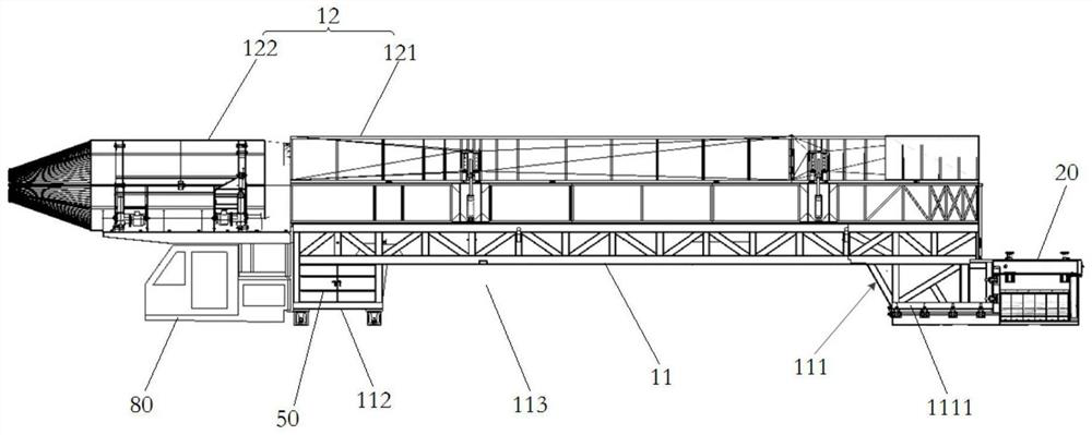 Launch preparation equipment of carrier rocket and launch preparation method thereof